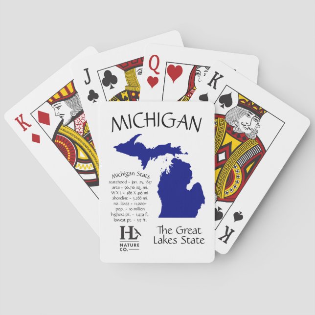 Michigan statistik casinokort (Baksidan)