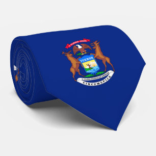 Michigan Statlig flagga Design Slips