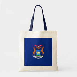 Michigan Statlig flagga Design Tygkasse