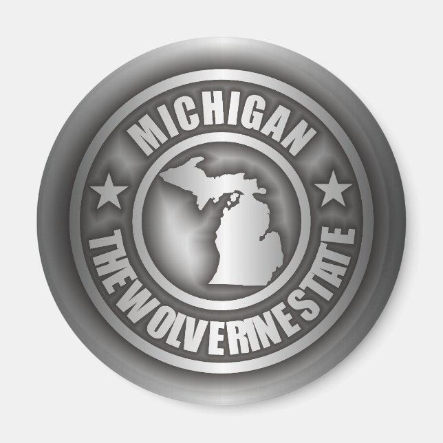 "Michigan Steel" Magnet (Framsidan)