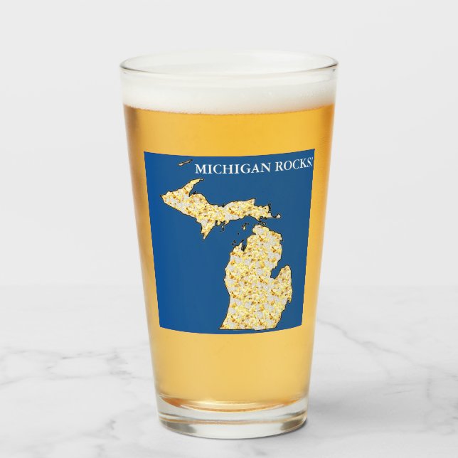 MICHIGAN STEN GLASKOPP (Framsida fylld)
