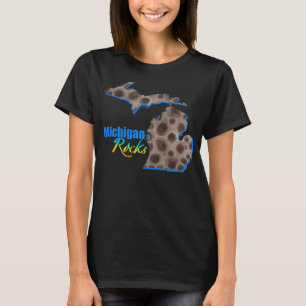 Michigan sten   Petoskey-sten mönster T Shirt