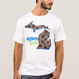 Michigan sten | Petoskey stone mönster T-Shirt