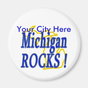 Michigan stenar! magnet