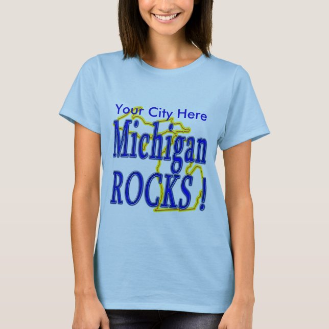 Michigan stenar! tee (Framsida)