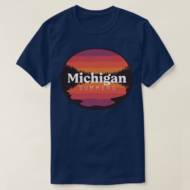 Michigan Summers T Shirt (Design framsida)