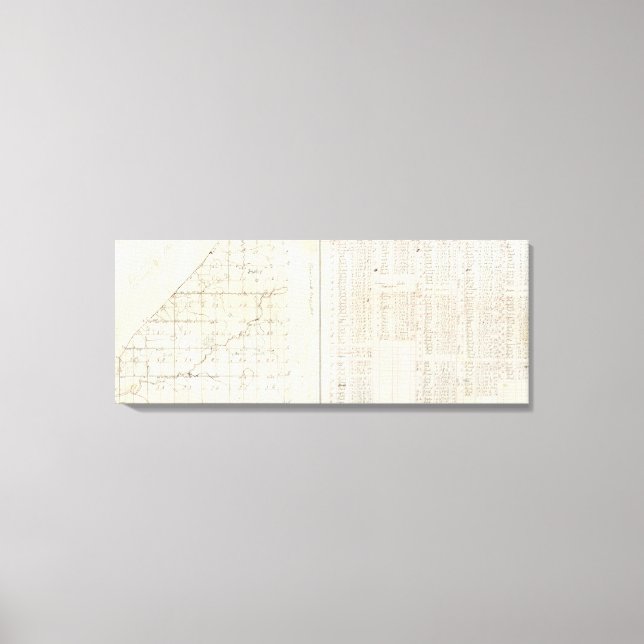 Michigan Survey Canvastryck (Framsida)