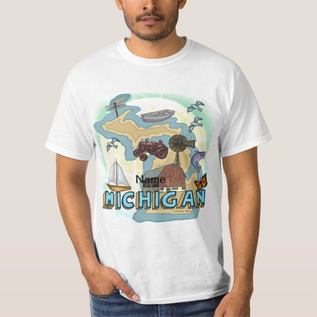 Michigan t-shirt (Framsida)