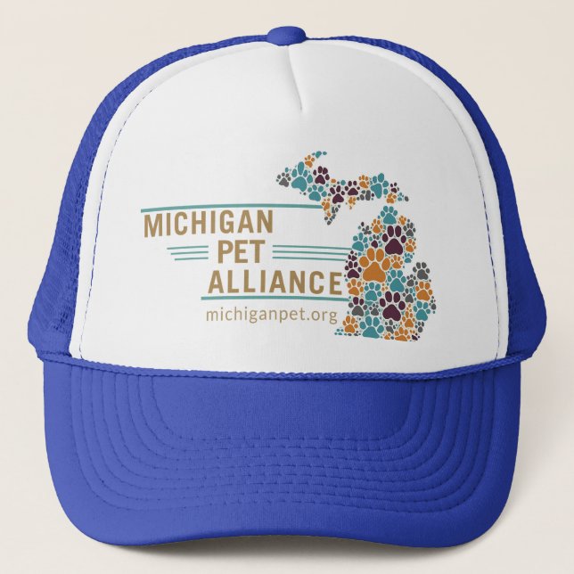 Michigan Tass avtryck Ballcap Keps (Framsida)