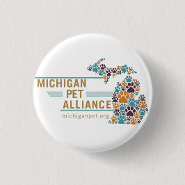 Michigan Tass avtryck Buttons Knapp