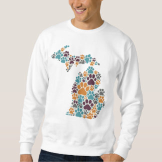 Michigan Tass avtryck Manar Basic Sweatshirt