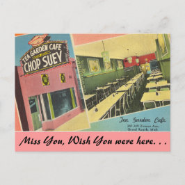 Michigan, Tea Garden Cafe, Grand Rapids Vykort