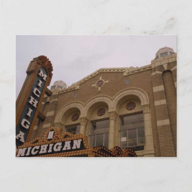 Michigan Theater, Ann Arbor Vykort (Framsida)