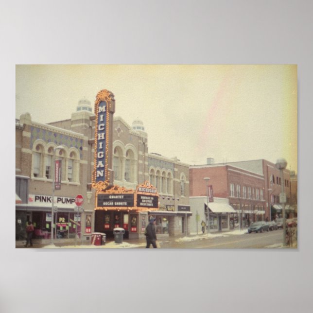 Michigan Theater Poster (Framsidan)