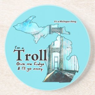 Michigan Troll Underlägg Sandsten