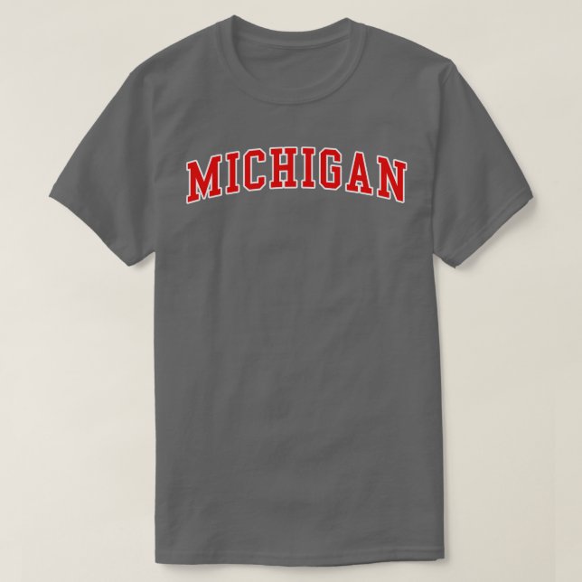 Michigan TShirt 3 T Shirt (Design framsida)