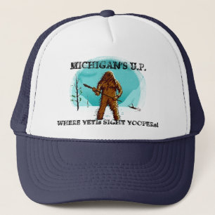 Michigan U.P.-~ var Yetis siktar Yoopers - hattar Keps