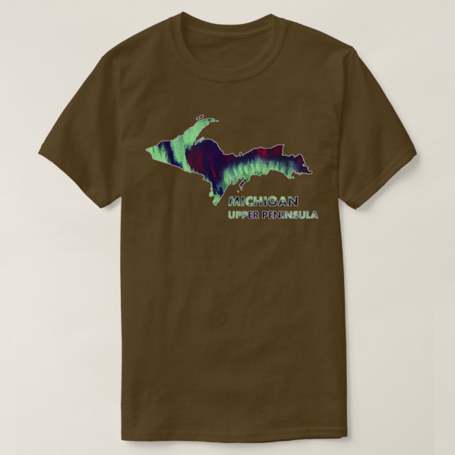 Michigan UP Northern Ljus T Shirt (Design framsida)