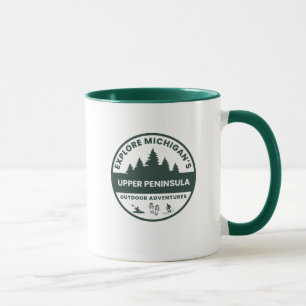 Michigan Upper Peninsula Hometown Coffee Mugg