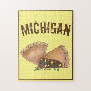 Michigan Upper Peninsula Pasties Pasty Kött Paj Pussel