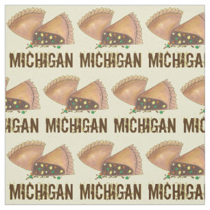 Michigan Upper Peninsula Pasty Kött Paj Foodie Tyg