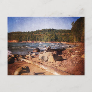 Michigan Upper Peninsula Shoreline Vykort