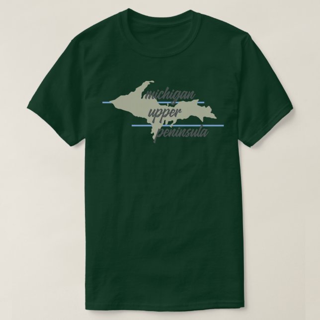 Michigan Upper Peninsula T Shirt (Design framsida)