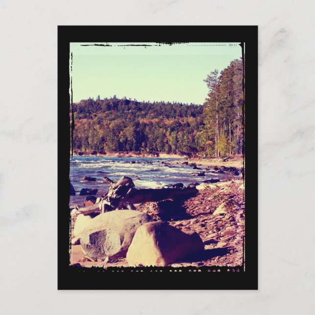 Michigan Upper Peninsula Vykort (Framsida)