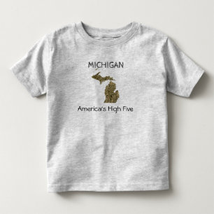 Michigan - USA:s höga fem T-Shirt