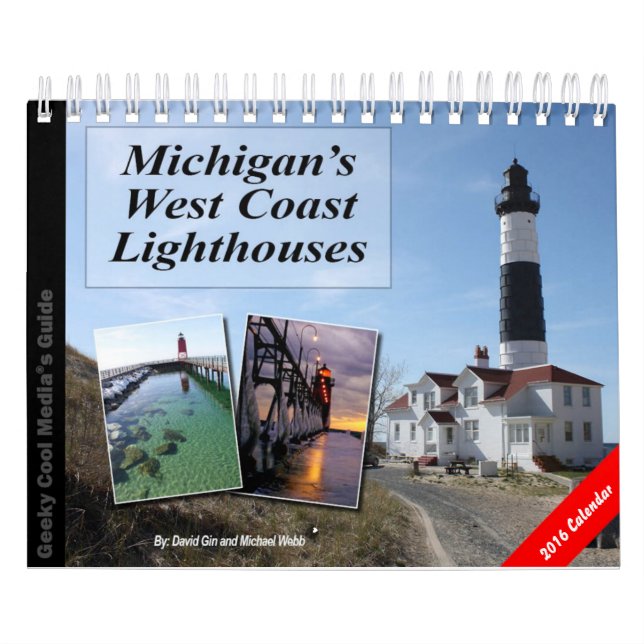 Michigan västkustenfyrar kalender (Omslag)