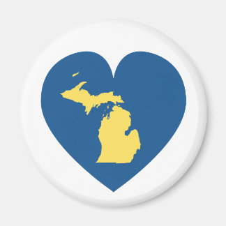 Michigan vid Heart Magnet