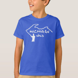 Michigan Vild Logotyp Kids T-Shirt