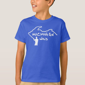 Michigan Vild Logotyp Kids T-Shirt