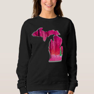 Michigan vintertema på den här svarta tröjan t shirt