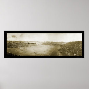 Michigan vs Wisconsin Fotboll 1905 Poster