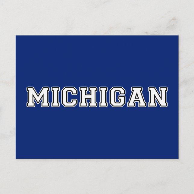 Michigan Vykort (Framsida)