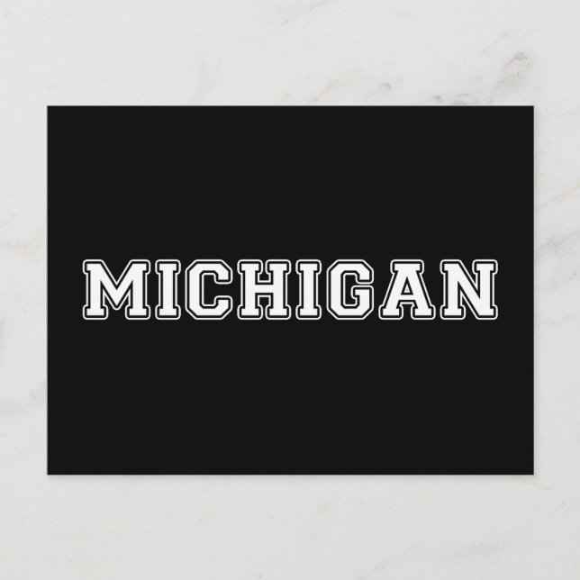 Michigan Vykort (Framsida)