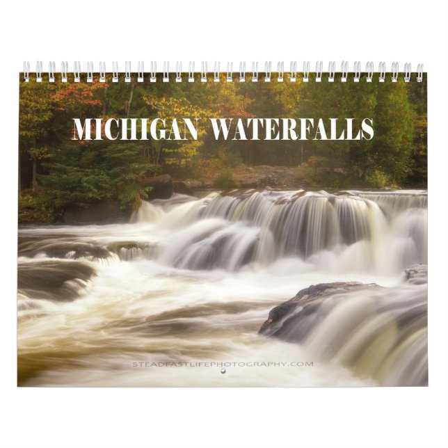 Michigan Waterfalls Calendar Kalender (Omslag)