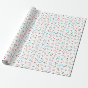 Michigan White Wrapping Papper Presentpapper
