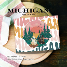 Michigan Wilderness Retreat Postcard