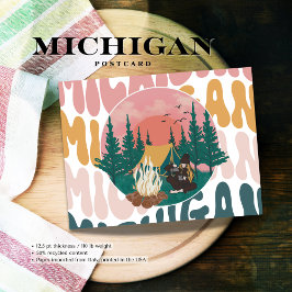 Michigan Wilderness Retreat Postcard Vykort