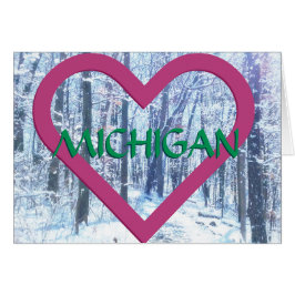 Michigan Winter Trac Card OBS Kort