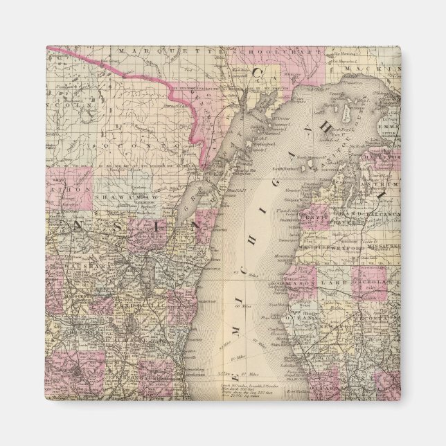 Michigan Wisconsin Magnet (Framsidan)