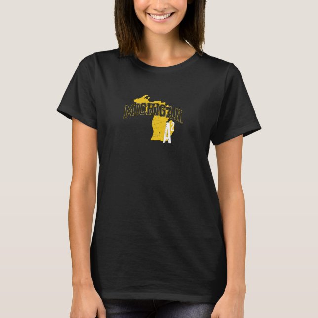 Michigan Wolverines Hometown Tee A2 (Framsida)