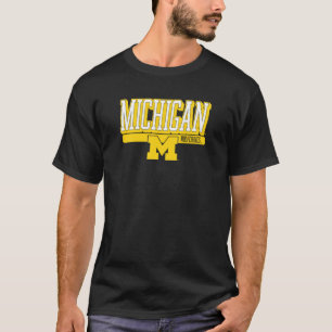Michigan Wolverines Shadow Navy Officiellt Licensi T Shirt