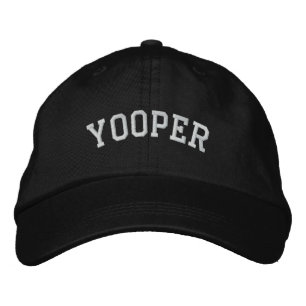 Michigan Yooper Embroiderade justerbar lucka svart Broderad Keps