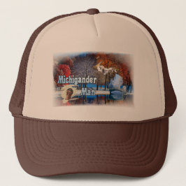 Michigander lastbilsförare! truckerkeps