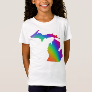Michigander   regnbåge   kärlek är kärlek t shirt