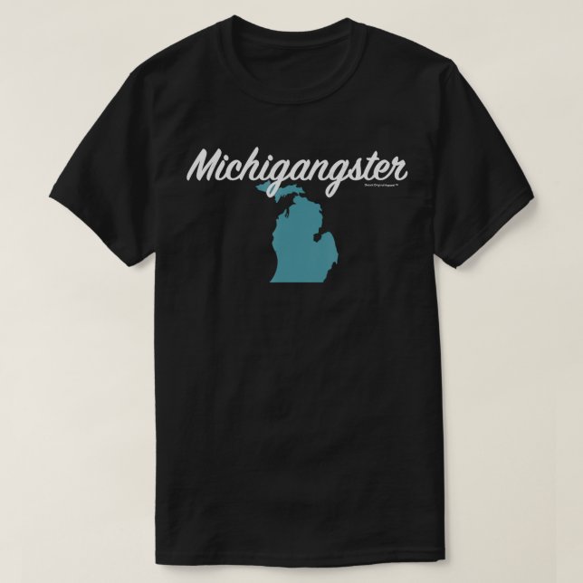 Michigangster Michigan Mitten T Shirt (Design framsida)