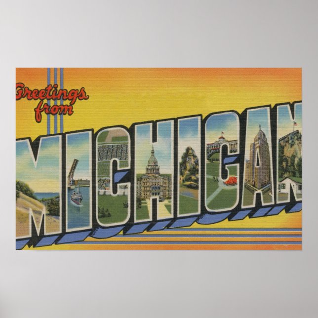 MichiganLarge Brev ScenesMichigan Poster (Framsidan)